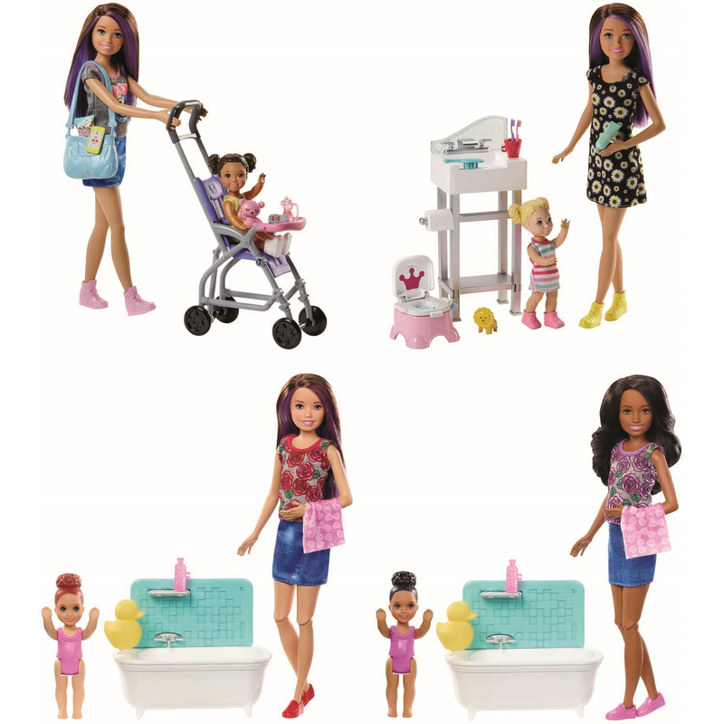 Mattel FHY97 - Barbie ?Skipper Babysitters Inc. Puppen und Spielset Sortiment