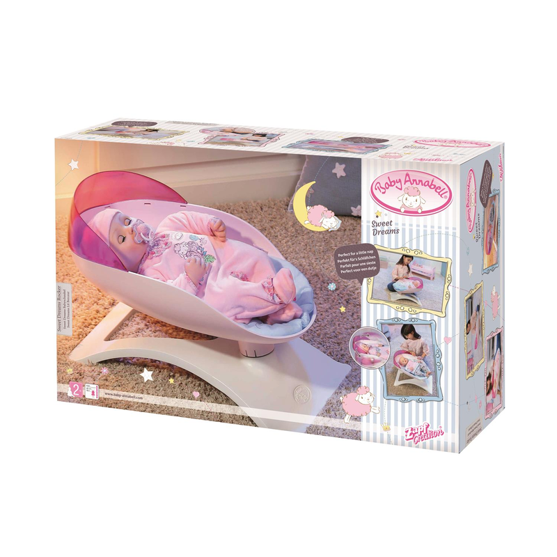Zapf Creation 700969 - Baby Annabell Puppe - Baby Annabell Sweet Dreams Babyschaukel