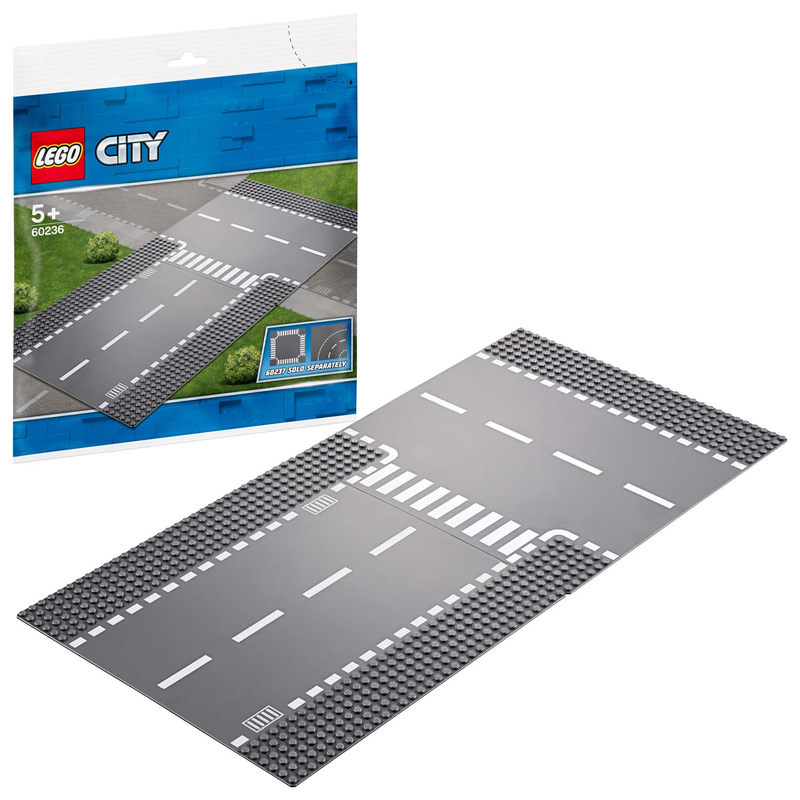 A - LEGO City 60236 - Gerade und T-Kreuzung
