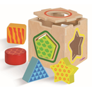 Eichhorn - Color Steckbox - Sortierbox Holzsteckbox Steckwürfel Bausteine