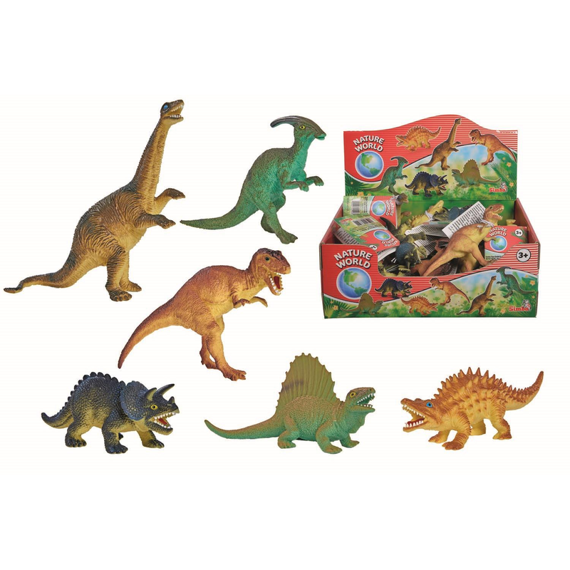 Simba 104344285 - Dinosaurier, 6-sort.