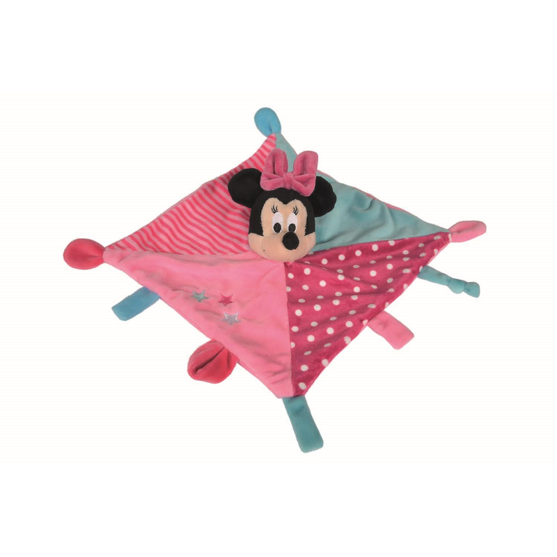 Simba 6315876398 - Disney 3D Schmusetuch, Color Minnie