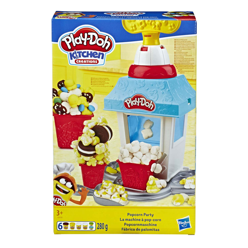 Hasbro E5110EU4 - Play-Doh Popcornmaschine - Knete Knetset Kinderküche Zubehör