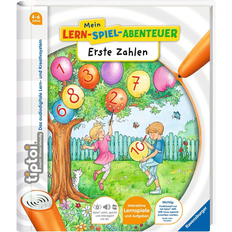 Ravensburger - tiptoi Lern-Spiel-Abenteuer: Erste Zahlen - Lernbuch Mathe