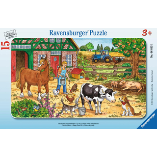 Kinderpuzzle Puzzel Ravensburger Puzzle 2 x 24 Teile Willkommen im Zoo 