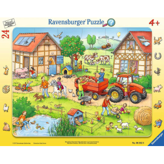 Ravensburger Puzzle 24 Teile - Mein kleiner Bauernhof - Traktor Suchspiel Puzzel