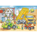 Ravensburger Puzzle: 2 x 24 Teile - Viel zu tun auf der Baustelle - Kinderpuzzle
