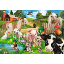 Ravensburger Puzzle: 2 x 24 Teile - Tierfreunde Animal Club - Bauernhof Puzzel