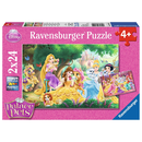 Ravensburger Puzzle: 2 x 24 Teile - Disney: Beste Freunde der Prinzessinnen