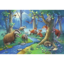 Ravensburger Puzzle: 2 x 24 Teile - Tiere des Waldes - Kinderpuzzle Puzzel Rehe