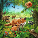 Ravensburger Puzzle: 3 x 49 Teile - Tiere der Erde - Kinderpuzzle Puzzel Fuchs