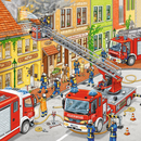 Ravensburger Puzzle: 3 x 49 Teile - Feuerwehreinsatz - Kinderpuzzle Puzzel