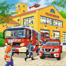 Ravensburger Puzzle: 3 x 49 Teile - Feuerwehreinsatz - Kinderpuzzle Puzzel