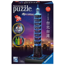 Ravensburger 3D Puzzle: 216 Teile - Taipei bei Nacht - Erwachsenenpuzzle Puzzel