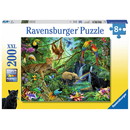 Ravensburger Puzzle: 200 Teile - Tiere im Dschungel - Kinderpuzzle Puzzel