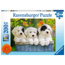 Ravensburger Puzzle: 200 Teile - Kuschelige Welpen - Hunde Kinderpuzzle Puzzel