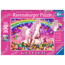 Ravensburger Puzzle: 100 Teile - Pferdetraum - Einhorn Kinderpuzzle Puzzel