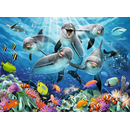 Ravensburger Puzzle: 500 Teile - Delphine im Korallenriff - Erwachsenenpuzzle