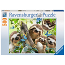 Ravensburger Puzzle: 500 Teile - Faultier Selfie - Erwachsenenpuzzle Puzzel