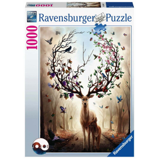 Ravensburger Puzzle: 1000 Teile - Magischer Hirsch - Erwachsenenpuzzle Puzzel