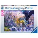 Ravensburger Puzzle: 1000 Teile - Drachenschloss - Erwachsenenpuzzle Drachen
