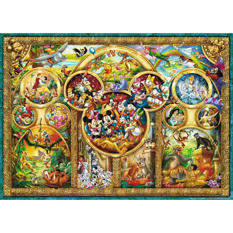 Ravensburger Puzzle: 1000 Teile - € Die - Erwach, 12,88 Themen schösten Disney