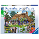 Ravensburger Puzzle: 1500 Teile - Cottage in England - Erwachsenenpuzzle Puzzel