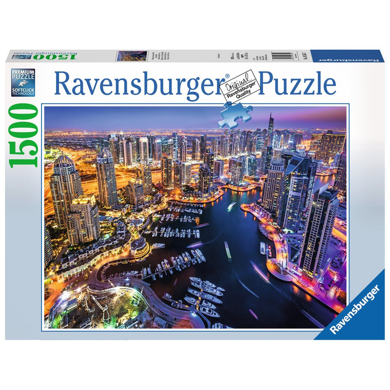 Ravensburger Puzzle: 1500 Teile - Dubai am Persischen Golf Marina - Puzzel