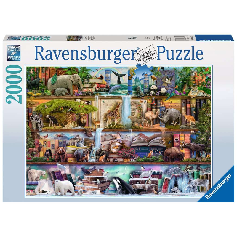 Ravensburger Puzzle: 2000 Teile - A. Stewart: Großartige Tierwelt - Puzzel Tiere