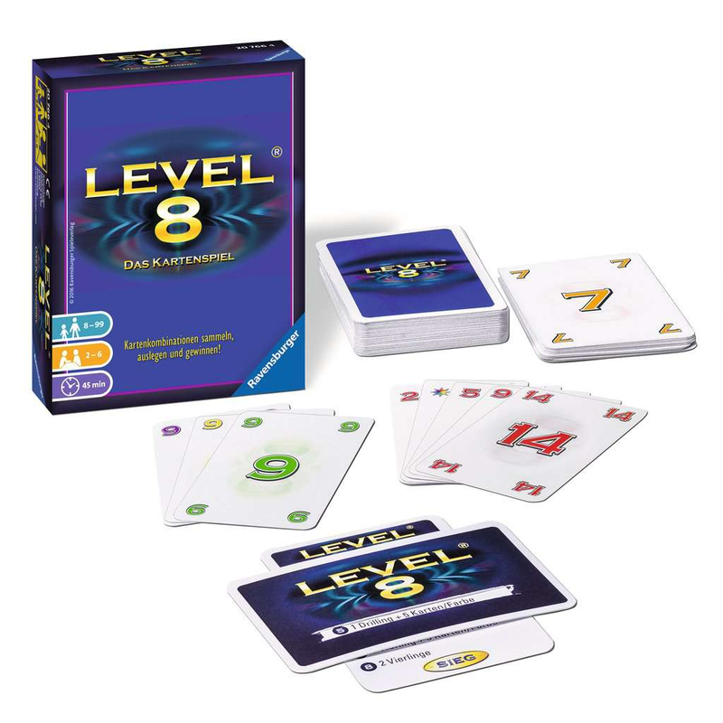 Ravensburger - Level 8 - Kartenspiel Sammelspiel Level Acht