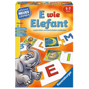 Ravensburger - E wie Elefant - Lernspiel Buchstaben-Spiel ABC Lesen lernen