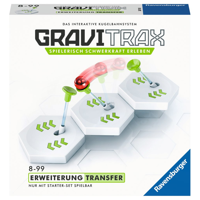 Ravensburger - GraviTrax Transfer - Kugelbahn Rollbahn Erweiterung Gravi Trax