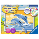 Ravensburger Malen nach Zahlen 28017 - Freunde des Meeres - Delfine Serie E Malset