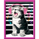 Ravensburger - Singing Cat - Malen nach Zahlen Katze