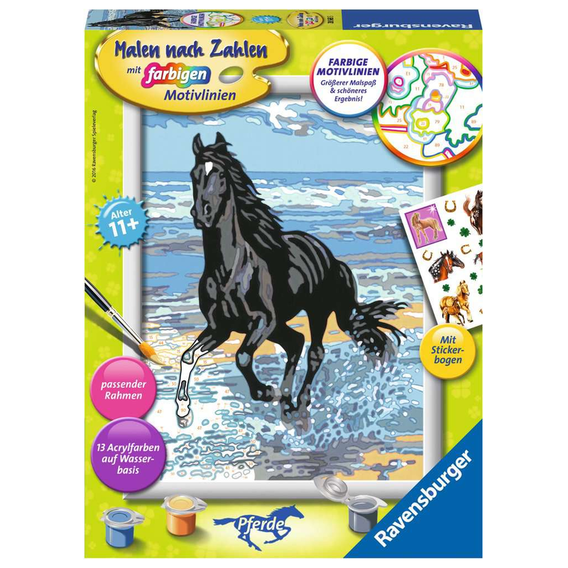 Ravensburger - Pferd am Strand - Malen nach Zahlen Pferde am Meer