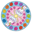 Ravensburger - Mini Mandala Designer Unicorn - Malen Zeichnen Entspannen