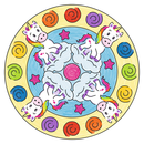 Ravensburger - Mini Mandala Designer Unicorn - Malen Zeichnen Entspannen