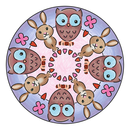 Ravensburger - Mini Mandala Designer Cute Animals - Malen Zeichnen Entspannen