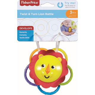 Mattel FVF43 - Fisher-Price Twister-Rasselfreund Löwe