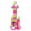 Mattel DCH62 - Mega Bloks Bausteinebeutel pink (80 Teile)
