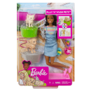 Mattel FXH12 - Barbie Badespa&szlig; Tiere &amp; Puppe (br&uuml;nett)