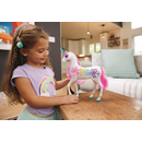 Mattel GFH60 - Barbie Dreamtopia Regenbogen-Königreich Magisches Haarspiel-Einhorn