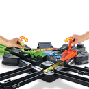 Mattel - Hot Wheels Super-Mega Crash - Autorennbahn Stunt-Set mit Autos Rennbahn