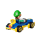 Mattel GBG27 - Hot Wheels Mario Kart Replica 1:64 Die-Cast Luigi