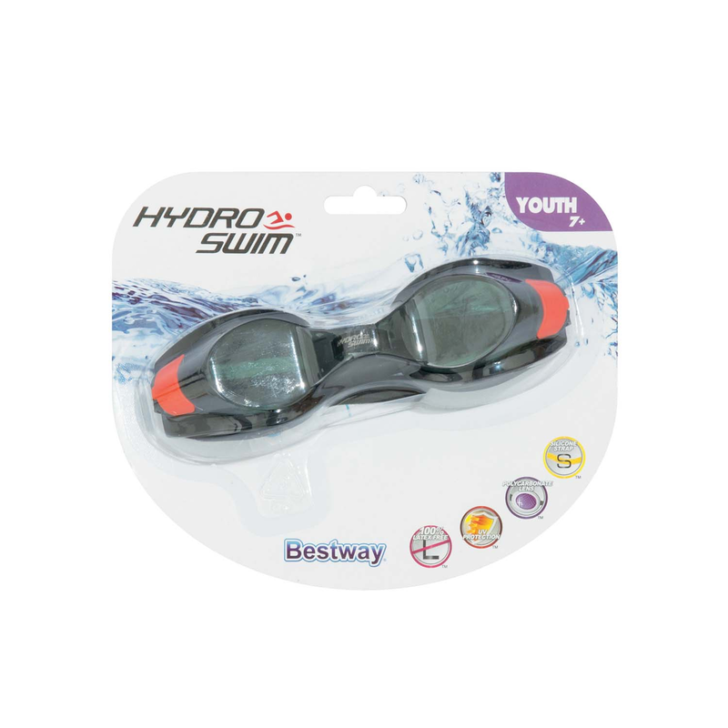 AUSWAHL: Bestway 21005 - Schwimmbrille Focus - Taucherbrille Kinderschwimmbrille Tauchmaske - Orange