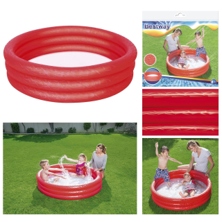 Bestway 51024 - Planschbecken Classic 102 cm - Kinderpool Pool - Rot