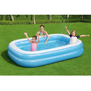 Bestway 54006 - Family Pool 262 x 175 x 51 cm - Planschbecken Kinderpool Schwimmbecken