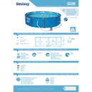 Bestway 56408 - Steel Pro Max Pool Set 305 x 76 cm - Stahlrahmenpool mit Filterpumpe