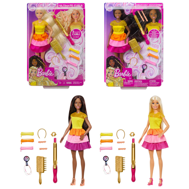 Mattel GBK24; GBK25 - AUSWAHL: Barbie Locken-Style Puppe