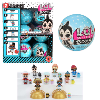 L.O.L. Surprise Boys Serie 1 - LOL Jungen Puppen-Mann Jungs Puppe Blau - MGA